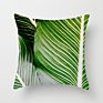 Fashionable Tropical Plant Polyester Hugging Pillow Case Office Fabric Sofa Cushion Cover Home Peach Skin Pillow Case