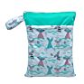 Goodbum Washable Wet Bag Waterproof Double Pockets 30*40 Size Bag for Wet Cloth Diaper Bag