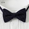 Last Design Mens Tuxedo Wool Bow Ties for Men Handmade