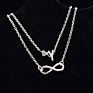 Love 26 Letter Alloy Anklets Multilayer 2Pcs/Set Ornaments Personality Heart Chain Infinity Anklet