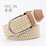 Jeans fashion weave elastic woman belt