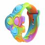 Stress Bracelet Fidget Wrist Strap Silicone Stress Relief Wristband Squeeze Fidget Bracelet Toy