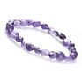 Women Amethyst Ruby Quartz Amazonite Tourmaline Mixed Gemstones Nuggets Beads Stretch Bracelet Beads for Jewelry Making