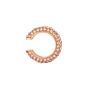 Women Pearl Ear Cuff Earring Bohemian Natural Freshwater Circle Small Clip on Earring No Piercing Fake Cartilage Earring