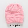 Women Style Design Acrylic Multifunction Messy Bun Ponytail Beanie Hat with Hole