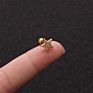 1 Pcs Piercing Earrings for Women Jewelry Broncos Heart Moon Star Stud Earrings Initial Ear Cartilage Earrings