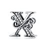 925 Sterling Silver Letter 26 Alphabet Pendant Designer Charms for Diy Bracelet Necklace Jewelry Making