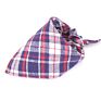 Adjustable Pet Washable Triangle Plaid Pet Bandanas Dog Scarf Bandana