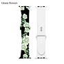 Boorui Silicone Print Patterns Watch Bands for Apple Watch Band Designer Straps for Apple Watch Series 7 6 5 4 3 2 1 /