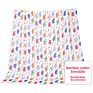 Customised White Designers Comfort Warm Quilt 4 Pack Bamboo Organic Cotton Baby Muslin Wrap Swaddle Blankets