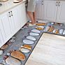 Cute Cartoon Sucking Water and Oil Kitchen Mats Kitchen anti Slip Mat Home Stain Resistance Kitchen Floor Mat Waterproof