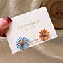 Flower Personality Small Fresh Petals Earrings Female Temperament Simple Metal Flower Stud Earrings