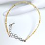 Handmade Gemstone Bracelet 2Mm Small Crystal Faceted Natural Gem Stone Beaded Adjustable Bracelet for Women Jewelry