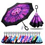 Innovated C Handle Reserve Double Layer Umbrella Double Ribs Umbrella