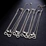 Love 26 Letter Alloy Anklets Multilayer 2Pcs/Set Ornaments Personality Heart Chain Infinity Anklet