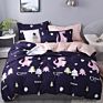 Luxury Printed Pillow Case Bed Sheet and Quilting Comforter Sets Quilt Bedding 4 Piece