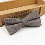 Mens Cotton Wool Formal Clothing Bow Ties Man Wedding Geometric Dot Neck Bowties Bowknot Gravatas Dark Color Bowtie Butterfly