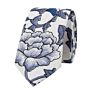 Novelty Mens Colorful Floral Cotton Linen Neck Ties for Wedding Party