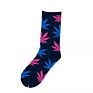 Professional Colorful Tube Sports Socks Bamboo Maple Leaf Socks Design Hemp Weed Leaf Socks