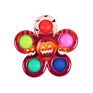 Rainbow Pop Bubble Fidget Spinner Simple Push Tie Dye Fidget Toys Silicone Spinners