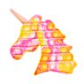Rainbow Tie-Dye Silicone Sensory Autism Push Toys Game Last Fidget Toy