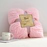 Room Decorative Shaggy Longfur Throw Blanket Soft Cozy Plush Fuzzy Faux Fur Blanket for Couch