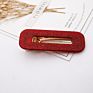 Sales Colors Acrylic Hair Clips with Small Moq Rectangular Hollowed-Out Acetate Hair Clips for Women