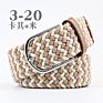 Unisex Multiple Option Stretch Belt Braided Elastic Stretch Fabric Belt Casual Weave Canvas Woven Belt