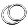 Vriua Titanium Hinged Segment Nose Ring Nipple Clicker Ear Cartilage Tragus Helix Lip Piercing Unisex Jewelry