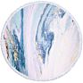 Wholeslae Designer Embossed Oversized Large Sublimated Printed round Beach Towels with Logo Print