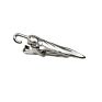 1 Piece Chrome Stainless Tie Clips Scissors Ax Car Owl Sword Hammer Shape Metal Tie Clip for Men Necktie Clips Pin for Mens Gift