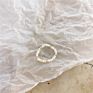 34 Models Vintage Handmade Irregular Geometric Adjustable Stacking Freshwater Baroque Pearl Beaded Heart Elastic Ring Women Girl