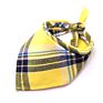 Adjustable Pet Washable Triangle Plaid Pet Bandanas Dog Scarf Bandana