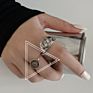 Aug Jewelry Mixed Mixed Batch Optional 925 Silver Female Old Vintage Jewelry, Opening Adjustable Thai Silver Ring