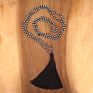 Crystal Knot Tassel Necklace Hand Woven Long Sweater Chain Buddha Head Pendant Women's Necklace