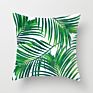 Fashionable Tropical Plant Polyester Hugging Pillow Case Office Fabric Sofa Cushion Cover Home Peach Skin Pillow Case