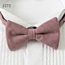 Last Design Mens Tuxedo Wool Bow Ties for Men Handmade