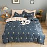 Luxury Printed Pillow Case Bed Sheet and Quilting Comforter Sets Quilt Bedding 4 Piece