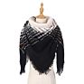 Newest Triangle Scarf for Women Plaid Shawl Cashmere Scarves Bufanda Blanket &Dropshipping