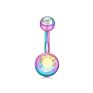 Sieyeay Stainless Piercings Button Belly Body Jewelry Navel Ring