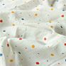 Star Printed Baby 100% Cotton Knitted Receiving Blanket Muslin Swaddle Wrap for Baby Kid Child Toddler