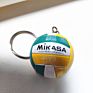 Volleyball Keychain Sport Key Chain Car Bag Ball Volleyball Key Ring Holder Volleyball Gifts for Players Keyring Rubber Keychain