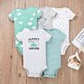 100% Cotton Newborn Infant Boys Girls Bodysuit Clothes Sets Baby Rompers