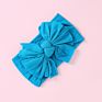 35 Colors Nylon Hair Accessories American Handmade Baby Kids Headwrap Elastic Bow Headband