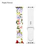 Boorui Silicone Print Patterns Watch Bands for Apple Watch Band Designer Straps for Apple Watch Series 7 6 5 4 3 2 1 /