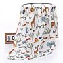 C'dear Printed Muslin Wraps 120*110Cm Infant2/4/6 Layers Gauze Muslin Swaddle Blanket Muslin Cloth for Baby //