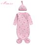 Cotton Jersey Newborn Sleeping Bag 0-6M Baby Safe Sleep Sack Knotted Baby Gown Unisex Newborn Baby Sleeping Bag