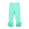 Cotton Toddler Infant Boutique Clothes Ruffle Baby Girls Pants Leggings Infant Icing Leggings Solid Color Casual Pants