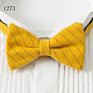 Last Design Mens Tuxedo Wool Bow Ties for Men Handmade