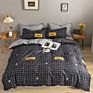 Luxury Printed Pillow Case Bed Sheet and Quilting Comforter Sets Quilt Bedding 4 Piece